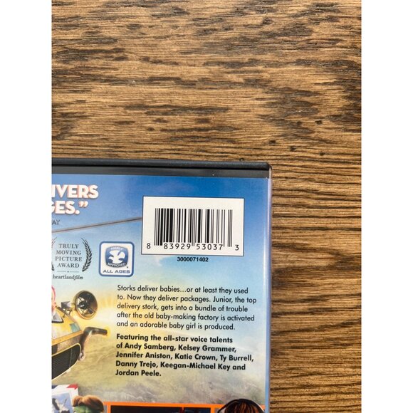 Storks DVD 2016 Animated Comedy Movie Andy Samberg Jennifer Aniston Pre-Owned - Picture 3 of 4